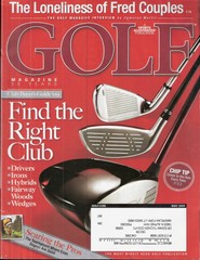 May 2009 Golf Magazine – Fred Couples Club Buyer’s Guide