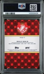 2024 Topps Chrome UFC Holly Holm Kings And Queens KAQ-12 PSA 8