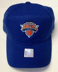 NBA New York Knicks Patch Logo Snapback Curve Brim Cap Hat 100% COTTON OSFA NEW