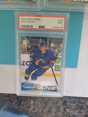 2022-23 Jack Quinn Upper Deck Young Guns Rookie RC #204 PSA 9 MINT
