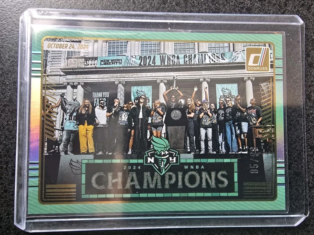 2025 Panini Donruss WNBA New York Liberty #1 Champions Card SP 85/99 Parade