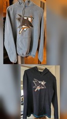 SAN JOSE SHARKS VINTAGE STADIUM BOUGHT SWEATSHIRTS (LIGHT & HEAVYWEIGHT)