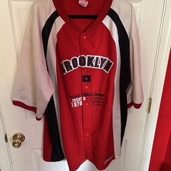 Brooklyn Express Authentic Athletic Designs Jersey red white black 3XL
