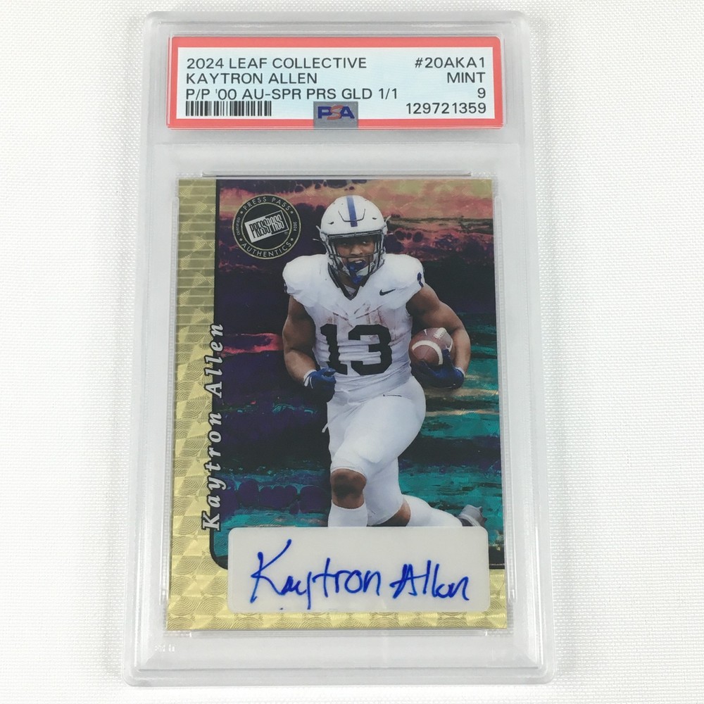 2024 Leaf Collective Press Pass 2000 Auto Kaytron Allen Gold Super Prismatic 1/1
