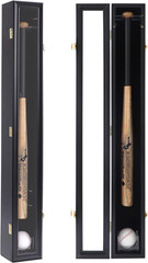 Baseball Bat Display Case – Baseball Bat Wall Mount Wooden Frame with Acrylic Tr