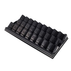 BCW SafeSort Black Plastic Alphabetized Trading Card Sorting Tray