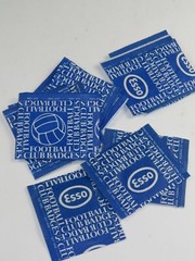 ESSO FOIL FOOTBALL CLUB BADGES 1970s Unused Selection Available NOT A PIN BADGE