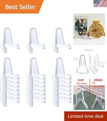 24 Pack Acrylic Card Stands – Medium (2.3″)