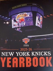 2025 – 2026 NEW YORK KNICKS YEARBOOK BASKETBALL PROGRAM NBA CHAMPIONSHIP FINALS