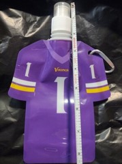 Minnesota Vikings jersey shaped plastic flask Conceal any liquid BUY IT NOW