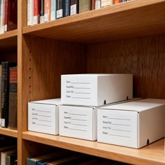 Trading Card Storage Box 1100 Count Bulk Card Storage Box with Dividers 6 Pack
