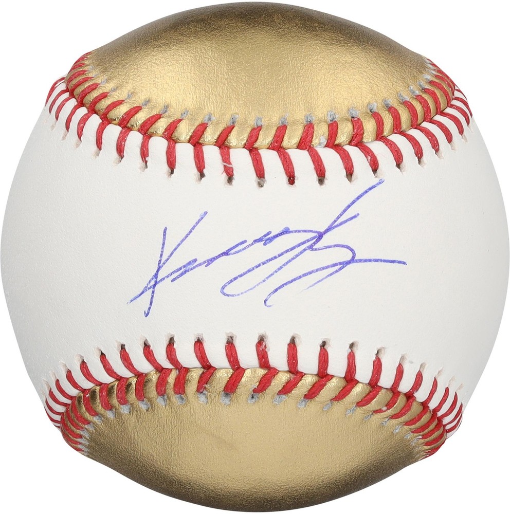 Kruz Schoolcraft San Diego Padres Autographed Gold and White Leather Baseball