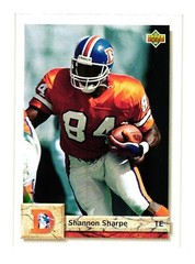 1992 Upper Deck #499 Shannon Sharpe Denver Broncos