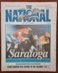 July 31, 1990 The National Sports Daily -Saratoga-The Grand Old Racetrack