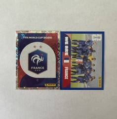 Panini FIFA World Cup 2026 Stickers- France Lot FRA1,13 Blue Border RARE