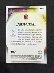 Andrea Pirlo Topps Merlin Ageless Alchemy AA-17 AC Milan UCL Forza Italia! 🇮🇹