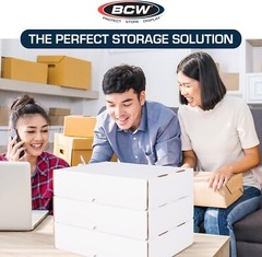 BCW 3200 Count Cardboard Baseball Trading Card PMG Slab Storage Monster Shoe Box