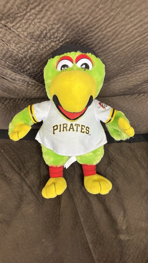 PLUSH PITTSBURGH PIRATES PARROT MLB Pirate’s Mascot 13”