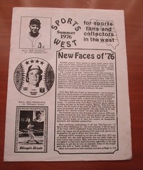 1976 SPORTS WEST FOR SPORTS FANS AND COLLECTORS IN THE WEST SUMMER 1976