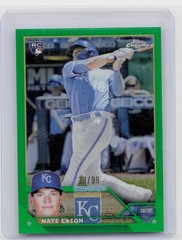 2023 Topps Chrome Nate Eaton Green Refractor /99 RC #96 Royals
