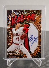 2018 Shohei Ohtani Refractor Rookie Card Print Auto Jersey Patch Signed Image