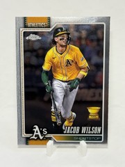 2026 Topps Chrome Jacob Wilson #227 Gold Rookie Cup Athletics