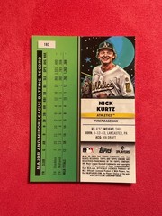 2025 Topps Cosmic Chrome☄️ Nick Kurtz-Athletics Rookie Card #183🔥