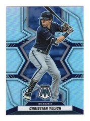 2022 Panini Mosaic Regular Silver Prizm #113 Christian Yelich