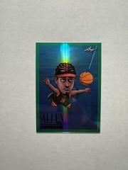 Allen Iverson 2026 Leaf Metallic Imaginations #MI-30 Green Prismatic /25 Nirvana