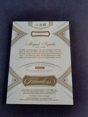 Miguel Tejada 2019 Panini Flawless Signatures Sapphire 15/15 Bookend Auto A’s