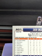 2026 Topps Series 2 Zach Cole #601 RC Team Border Parallel ASTROS!🔥⭐