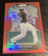2021 Panini Prizm Jose Abreu Tier III Red Prizm