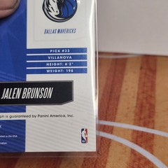 2018-19 Panini Absolute RC Autographs Jalen Brunson #RA-JBR Level 3 /10 (AU, RC)