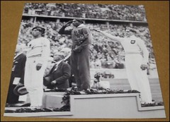 2003 Jesse Owens Berlin Olympics 1936 Photo Clipping 5″x5.75″ Luz Long Germany