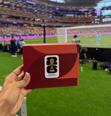 New FIFA World Cup 2026 Hospitality Gift Pin Set Egypt vs Australia 7/3/26