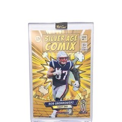 True 1/1 Silver Age Rob Gronkowski Comix Mammoth 2026 Wild Card Just The Hits