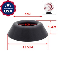 US Black Ball Stand Display Holder Plastic- Basketball Football Soccer Rugby