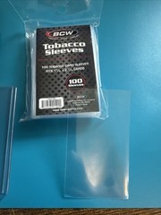 2 X Loose Holders and Sleeves BCW Tobacco Card Top Loader Card Holder