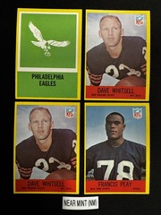 1967 Philadelphia Football Cards 1-198 (P-NM) – You Pick – Complete Your Set
