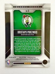 2024-25 Panini Prizm Global Reach #5 KRISTAPS PORZINGIS Silver Latvia Celtics SP