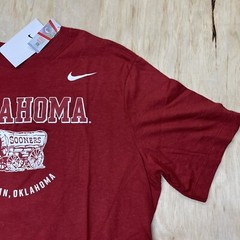 NEW Oklahoma Sooners Nike Tri Blend Vault Short Sleeve Shirt Maroon XL