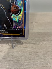 2025 Topps Chrome McDonald’s All American Shon Abaev Blue RayWave #1 East