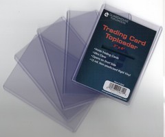 5 – GUARDHOUSE TRADING CARD RIGID TOPLOADERS 3″ x 4″ – 12 mil LONG STORAGE SAFE