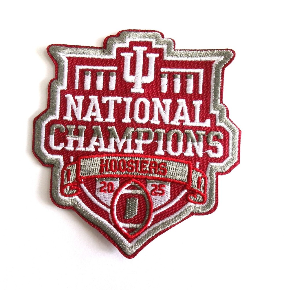 LOT OF (1) INDIANA HOOSIERS FOOTBALL NATIONAL CHAMPIONS ITEM (IRON-ON) # 134