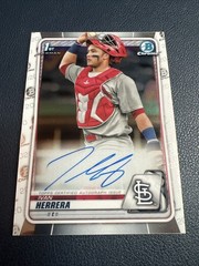 2020 Bowman Chrome – Prospect Autographs Ivan Herrera #CPA-IH (AU, RC)