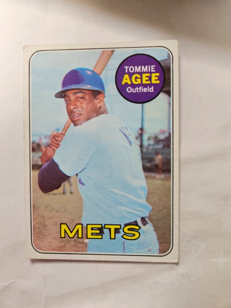 Tommie Agee #364 1969 Topps New York Mets VERY GOOD Actual card is scanned