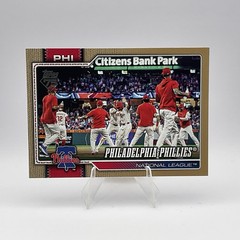 2026 Topps Series 1 #295 Philadelphia Phillies Team Card Gold 1651/2026