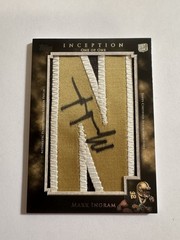 2011 Topps Inception Rookie Auto Letter 1/1 Mark Ingram #AL-MI. Mint/Near Mint
