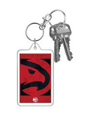 NBA Basketball Minimalist Distressed Style Team Logo 2 Side Large Photo Keychain
