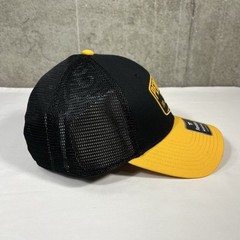 Pittsburgh Penguins Fanatics Trucker Hat Adjustable SnapBack Black And Gold Cap